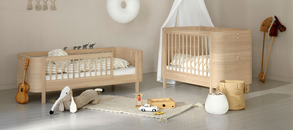 Neu bei Engel & Bengel: Oliver Furniture Babybett Wood Mini+ Eiche