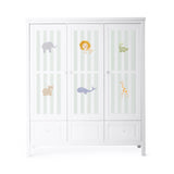 Isle of dogs junior bed, curved side, white 90x200 cm