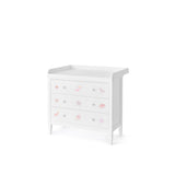 Isle of dogs Design Wickelkommode Weiss bemalt