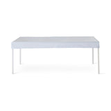 Isle of dogs bed canopy piquée white