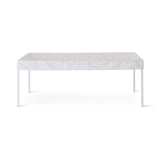 Isle of dogs bed canopy piquée white