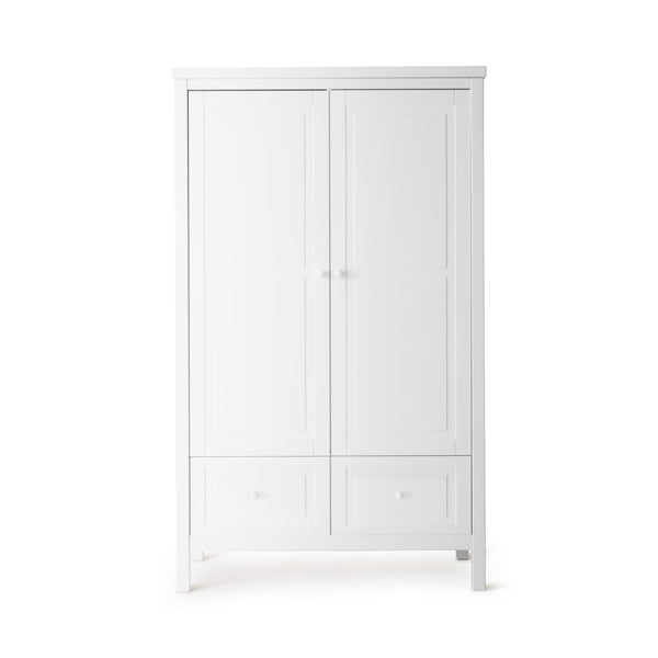 Isle of dogs Design Kleiderschrank 2-türig weiß