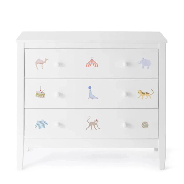 Isle of dogs Design Kommode weiss bemalt