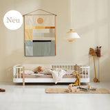 Oliver Furniture Wood Original Bed White/Oak 90x200 cm