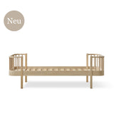 Oliver Furniture Wood Original Bed White/Oak 90x200 cm