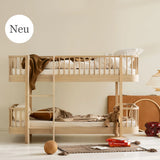 Oliver Furniture Wood Original mezzanine bed white/oak 90x200 cm