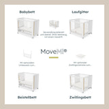 Naolima MoveMi® Babybett + Laufgitter
