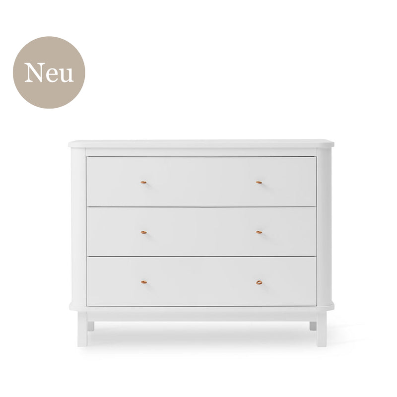 Oliver Furniture Wood Kommode mit 3 Schubladen Weiß