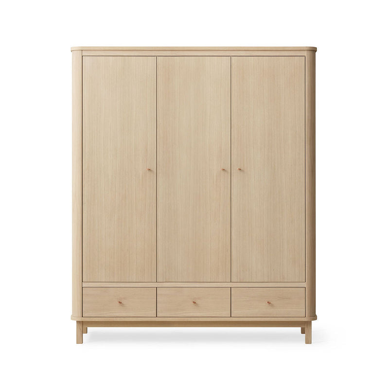 Oliver Furniture Wood Kleiderschrank 3-türig, Eiche