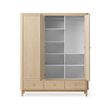 Oliver Furniture Wood Kleiderschrank 3-türig, Eiche
