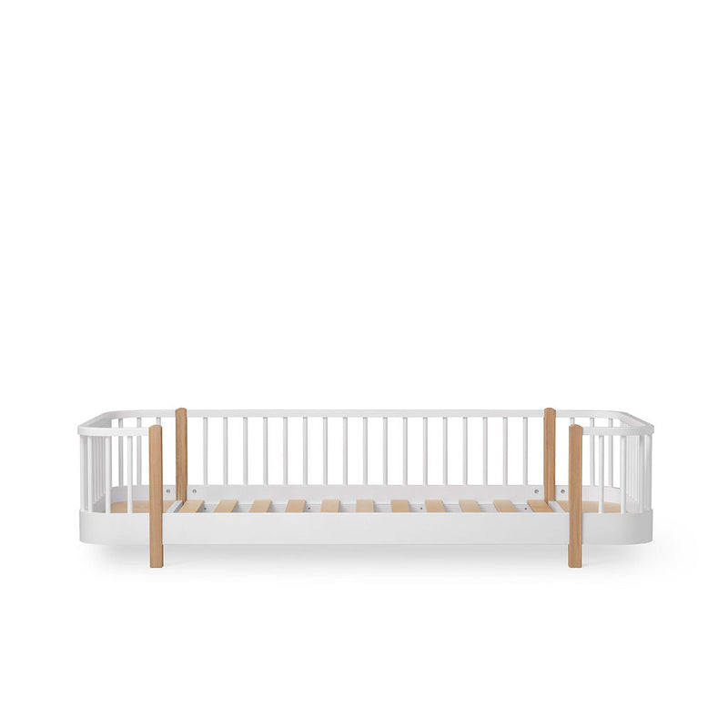 Oliver Furniture Wood Original Bed White/Oak 90x200 cm