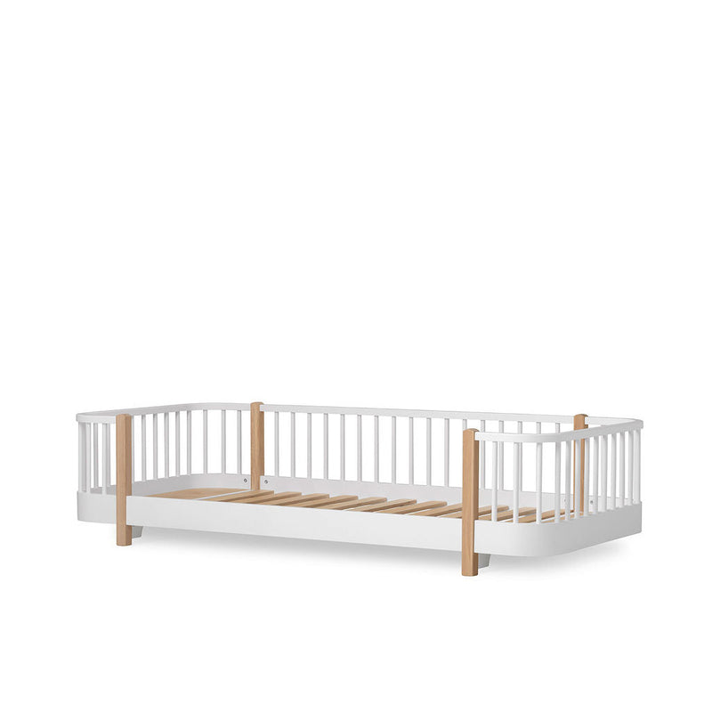 Oliver Furniture Wood Original Bed White/Oak 90x200 cm