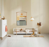 Oliver Furniture Wood Original Bed White/Oak 90x200 cm