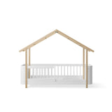 Oliver Furniture Wood Original Bed White/Oak 90x200 cm