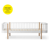 Oliver Furniture Wood Original sofa bed white/oak 90x200 cm