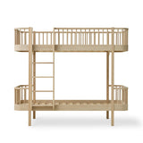 Oliver Furniture Wood Original mezzanine bed white/oak 90x200 cm