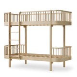 Oliver Furniture Wood Original mezzanine bed white/oak 90x200 cm