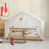 Oliver Furniture Wood Original Bed White/Oak 90x200 cm