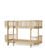 Oliver Furniture Wood Original mezzanine bed white/oak 90x200 cm