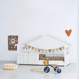 Mathy by bols single bed Discovery natural/color, pine wood + MDF