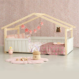 Mathy by bols single bed Discovery natural/color, pine wood + MDF