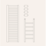 Isle of dogs junior bed, curved side, white 90x200 cm