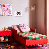 Oeuf Bett Kleinkinderbett Juniorbett Moss Tomate 70x140 cm
