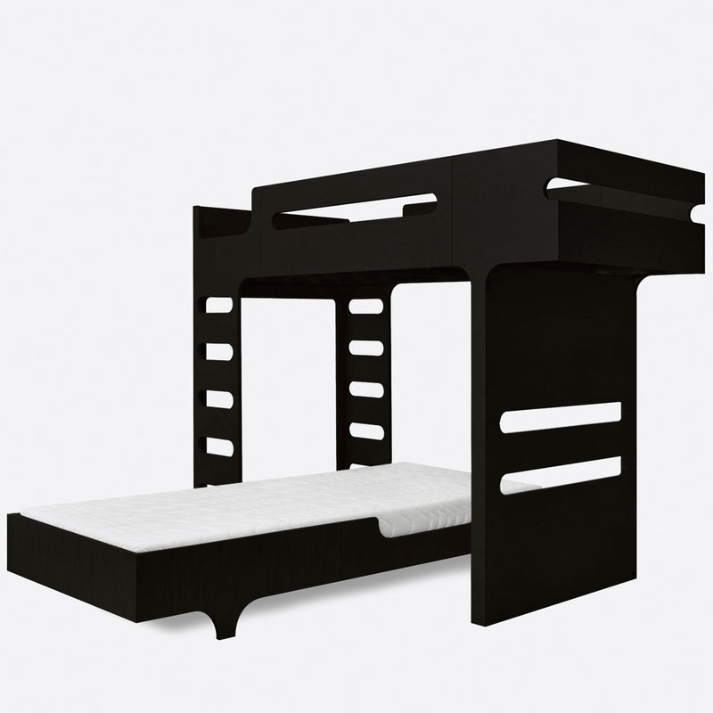 Rafa-kids F bunk bed black 90x200 cm