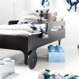 Rafa-kids R-Children's Bed Black 70x150 cm