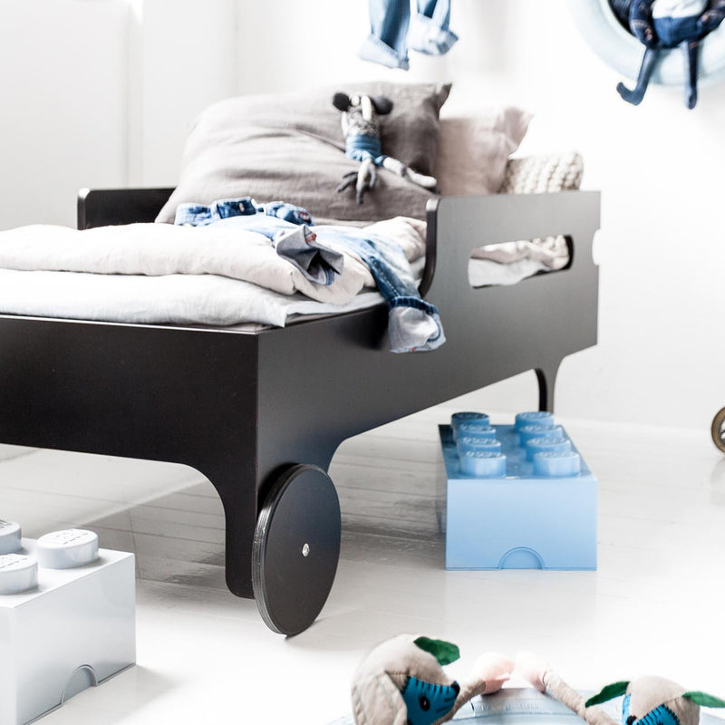 Rafa-kids R-Children's Bed Black 70x150 cm