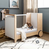 Rafa-kids schaukelndes Babybett Weiß 60x120 cm