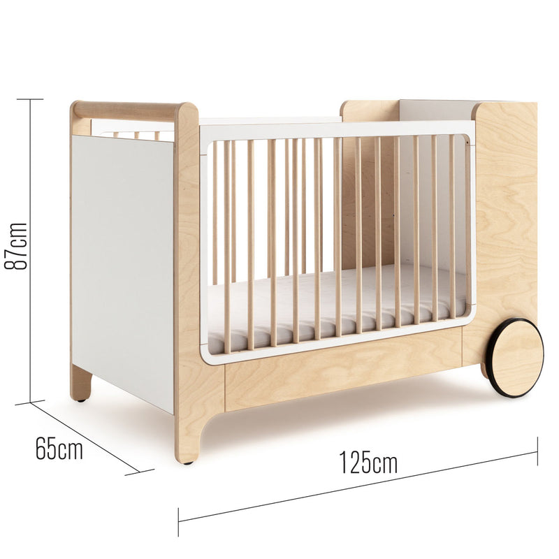 Rafa-kids rocking baby bed white 60x120 cm
