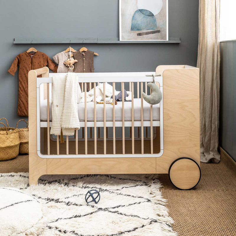 Rafa-kids schaukelndes Babybett Schwarz 60x120 cm