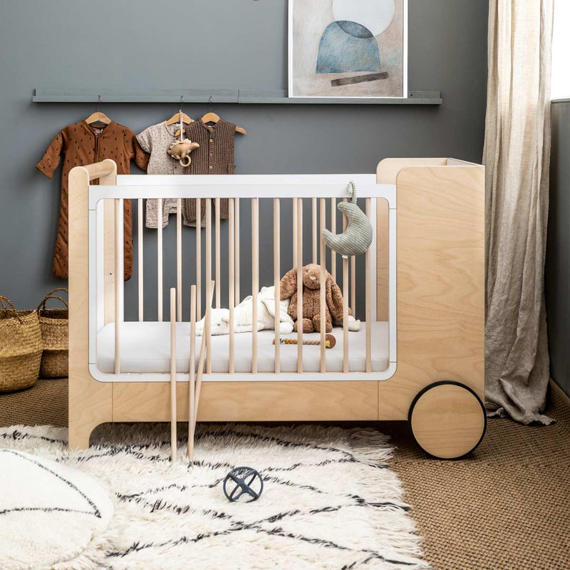 Rafa-kids schaukelndes Babybett Schwarz 60x120 cm
