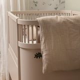 Oliver Furniture Wood Mini+ Baby Bed excl. Conversion Kit Junior Bed Oak 68x122 cm (0-3)