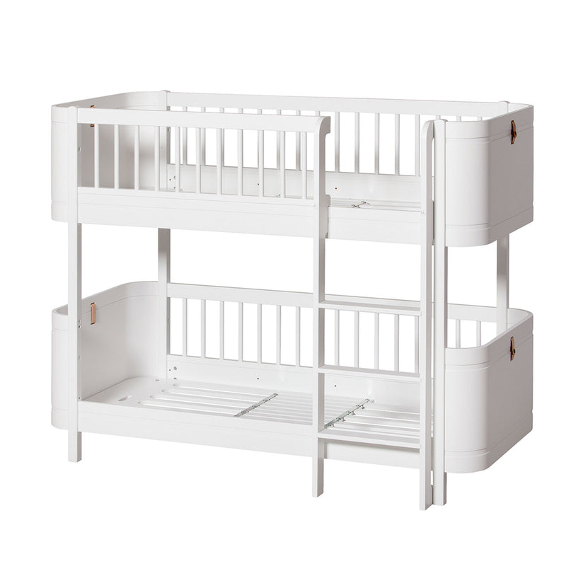Oliver Furniture Wood Mini+ mid-high bunk bed White 68x162 cm
