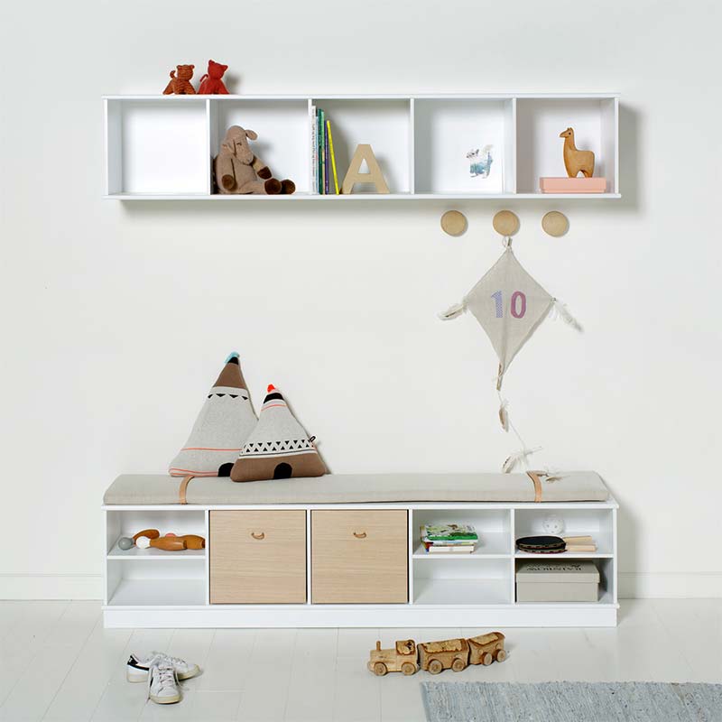 Oliver Furniture Lederriemen für Sitzkissen 2 Stück zu Wood