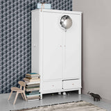 Oliver Furniture Wood wardrobe 2 doors White
