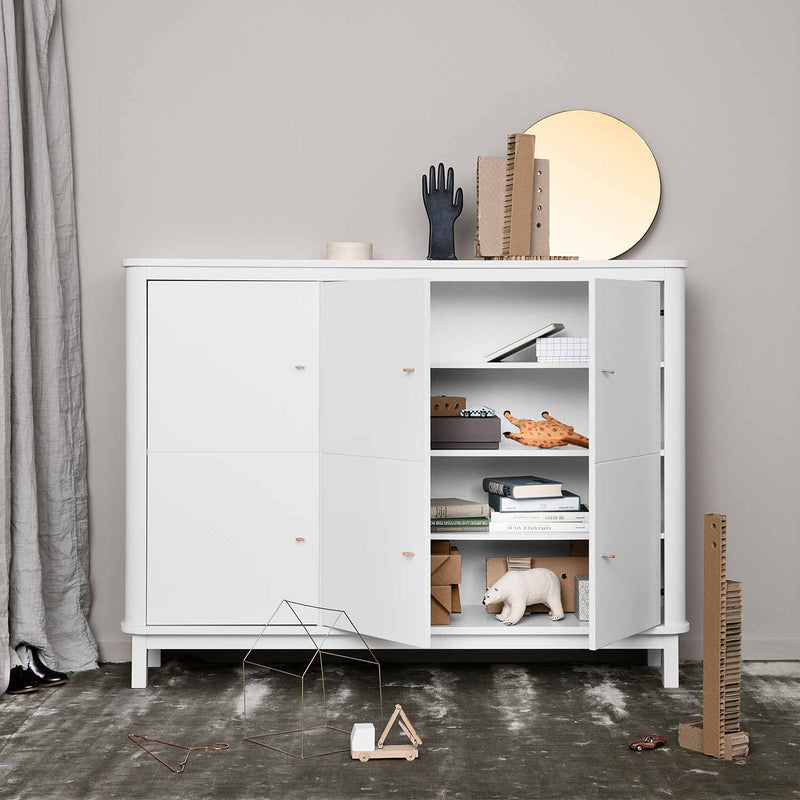 Oliver Furniture Wood Multi-Schrank Weiß