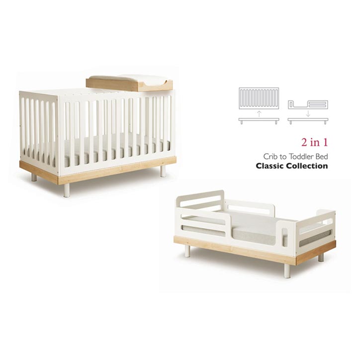 Oeuf conversion set for Classic baby bed 70x140 cm