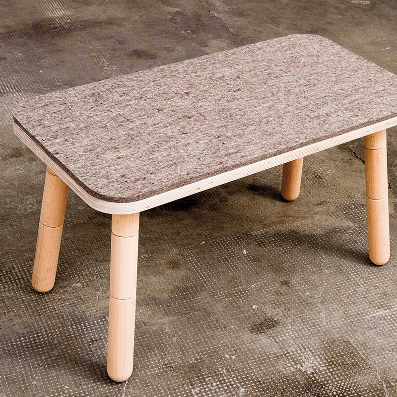 Growing Table felt pad seat