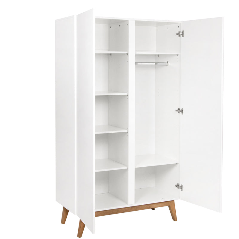 Quax Trendy wardrobe 2 doors 110 x 198, white