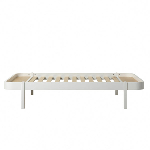 Oliver Furniture Wood Lounger Bett Weiß 120x200 cm