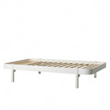 Oliver Furniture Wood Lounger Bett Weiß 120x200 cm