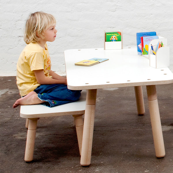 Growing Table Pen Box in White Birch