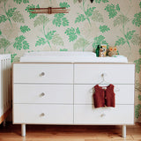 Oeuf dresser changing table Merlin 3 Classic walnut white