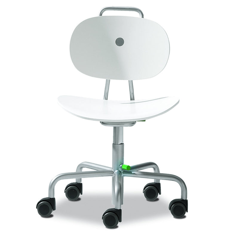 Peter Horn Design Turtle children's desk chair, white
