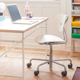 Peter Horn Design Turtle children's desk chair, white