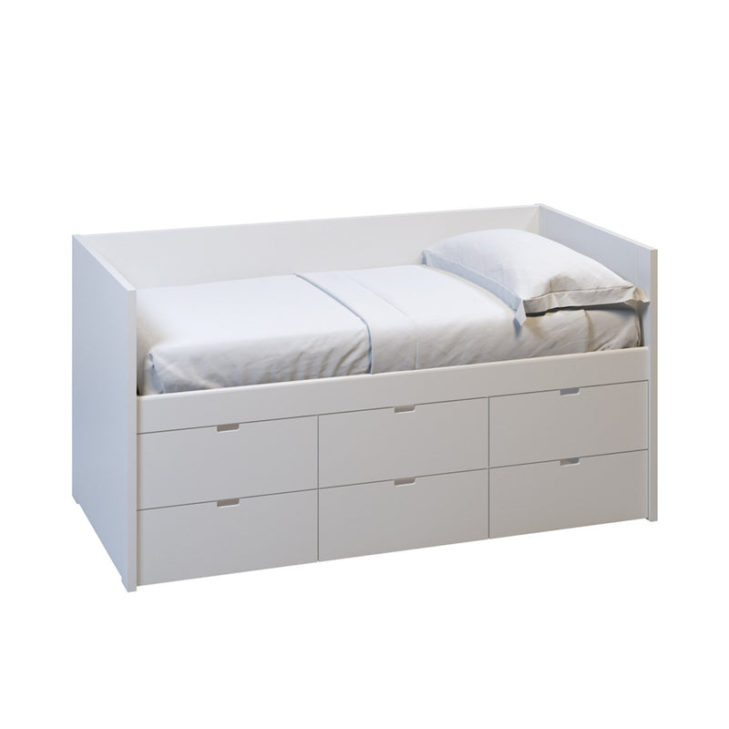Muba Bespoke sofa bed block with 6 drawers 90x200 cm
