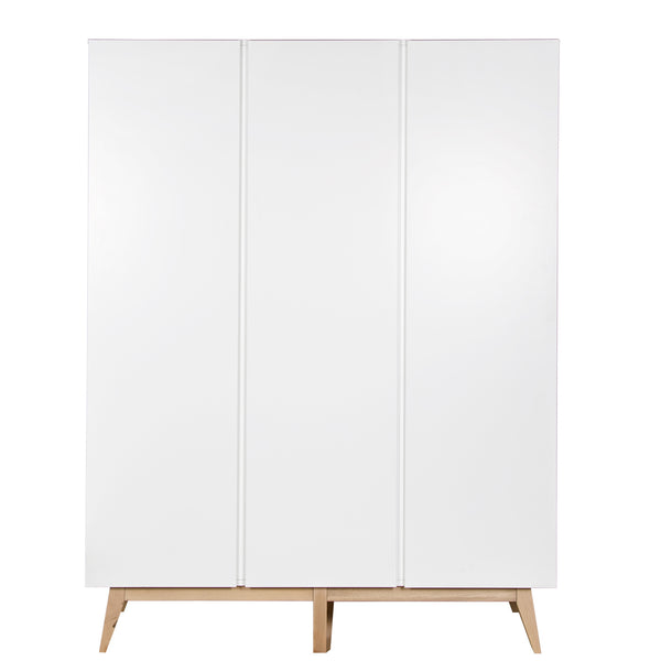 Quax Trendy wardrobe 3 doors 152 x 198 cm, white